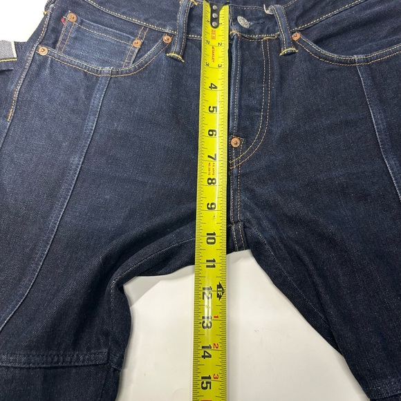 Evisu Selvedge Jeans Mens 30x34 Red Pocket White Seagull Logo Japan Denim RARE - Picture 13 of 16